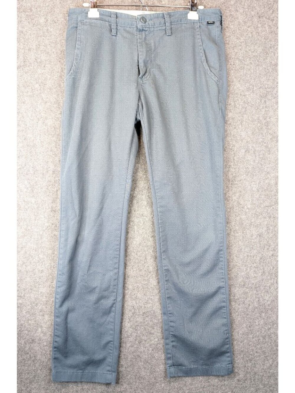 Vans Mens Size 34 x 32 Chino Pants Gray Straight Fit Classic Casual Style
